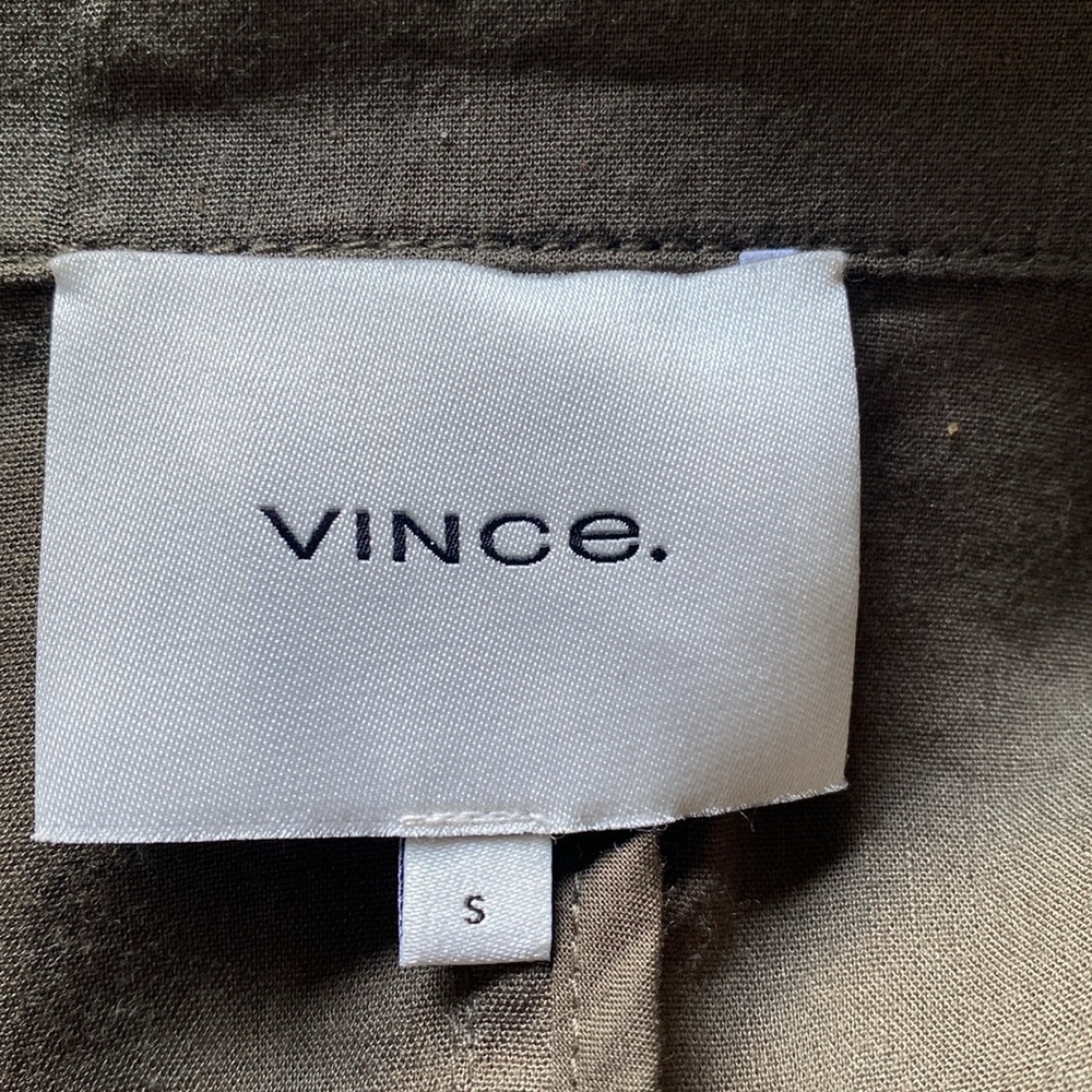 Vince‎ Stretch Linen Blend Utility Jacket - Picture 3 of 5